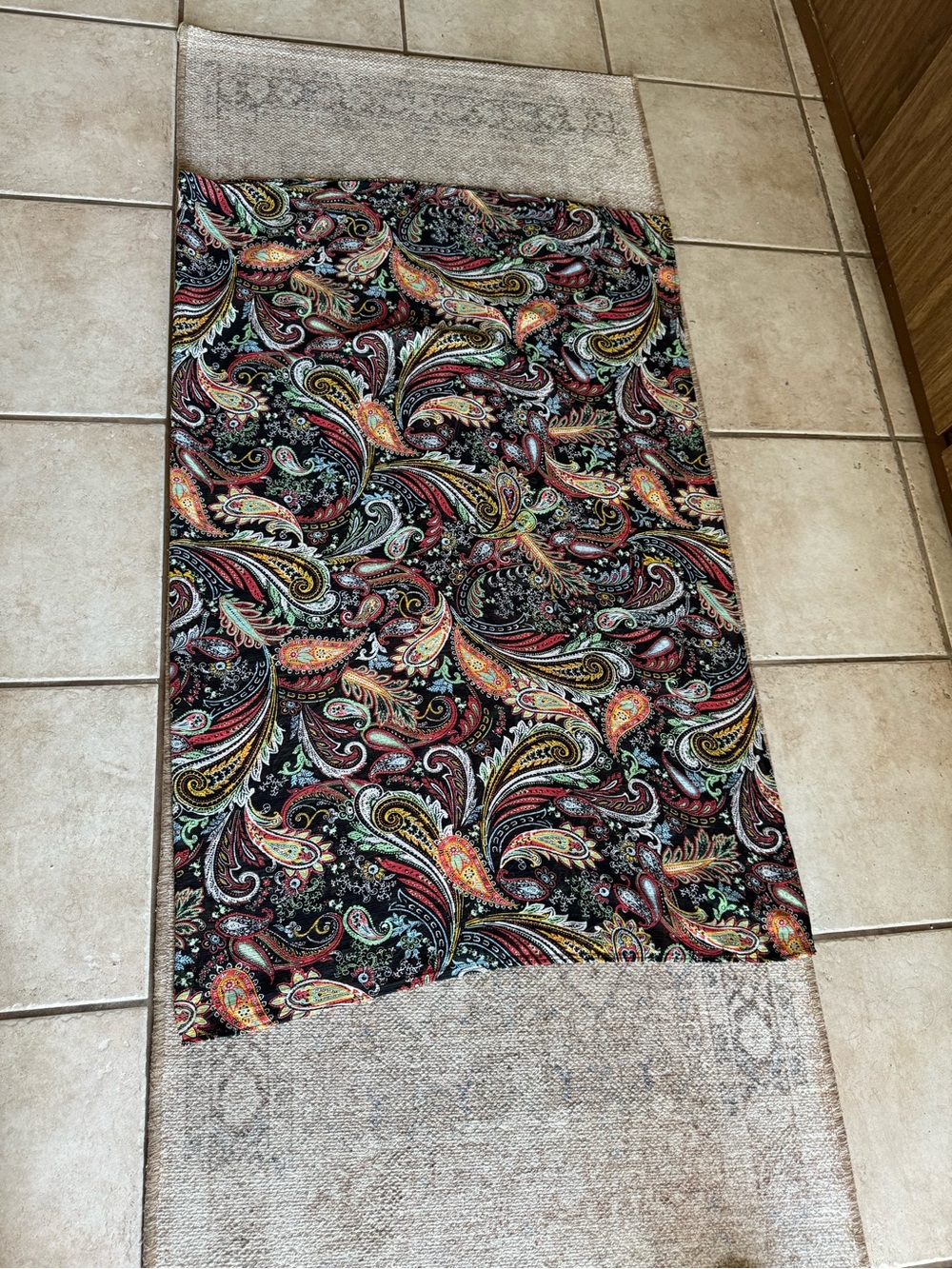 Marks and Spencer Collection Multicolor Paisley Scarf - Large Scarf 56 by 45